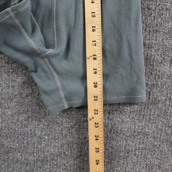 Skims Romper Womens Medium Cotton Rib One Piece Blue Comfort Minimalist Chic - Picture 9 of 9